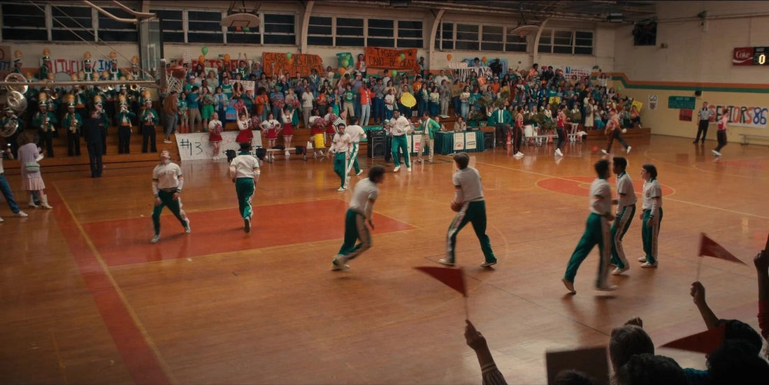 Koszykówka Stranger Things: sala Tigers, zawodnicy na parkiecie