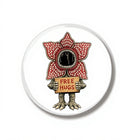 Plakietka 44 mm Stranger Things Demogorgon Free Hugs