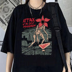 T-shirt damski Stranger Things Attack of the 50 ft Demogorgon