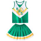 Strój cheerleaderki Stranger Things Hawkins top, spódniczka i pompony