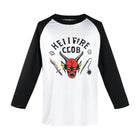T-shirt męski z długim rękawem Stranger Things Hellfire Club