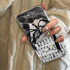 Etui iPhone przezroczyste Stranger Things Łupieżca Umysłów i ściana alfabetu