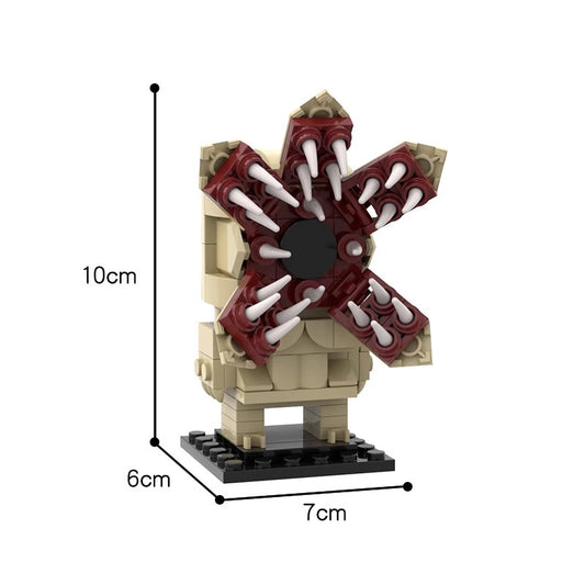Figurine à construire Stranger Things Demogorgon 158 pièces vu de face