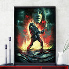 Plakat Stranger Things Eddie i jego gitara