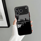 Etui iPhone czarne Stranger Things rowery i Druga Strona