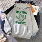 Bluza z kapturem Stranger Things Hawkins High School tygrys