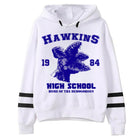 Bluza biała Stranger Things Hawkins High School 1984