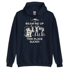 Bluza z kapturem Stranger Things Beam Me Up This Place Sucks