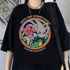 T-shirt damski Stranger Things Upside Down Nature Reserve