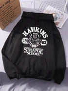 Bluza z kapturem Stranger Things Hawkins Strange School 1983