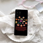 Etui Samsung matowe Stranger Things naklejki z paczką