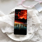 Etui Samsung matowe Stranger Things rowery pod czerwonym niebem