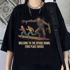 T-shirt damski oversize Stranger Things Welcome to the Upside Down