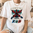 T-shirt damski Stranger Things Hawkins Demogorgon Run