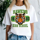 T-shirt damski Stranger Things Hawkins High School tygrys