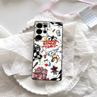Etui Samsung matowe Stranger Things bazgroły