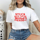 T-shirt damski Stranger Things Stuck in the Upside Down