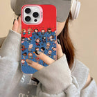 Etui iPhone matowe Stranger Things paczka rysowana
