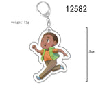 Brelok chibi Stranger Things Lucas Sinclair w biegu