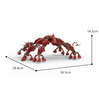 Figurka do zbudowania Stranger Things Demogorgon czerwony 691 elementów