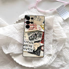 Etui Samsung matowe Stranger Things szkic Drugiej Strony