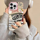 Etui iPhone matowe Stranger Things szkic Drugiej Strony