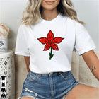 T-shirt damski Stranger Things paszcza Demogorgona