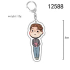 Brelok chibi Stranger Things Dustin Henderson z lokami