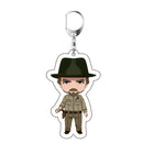 Brelok chibi Stranger Things Jim Hopper chapeau