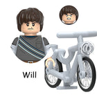 Minifigurka do zbudowania Stranger Things Will Byers na rowerze