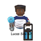 Minifigurka do zbudowania Stranger Things Lucas Sinclair i jego fiolki