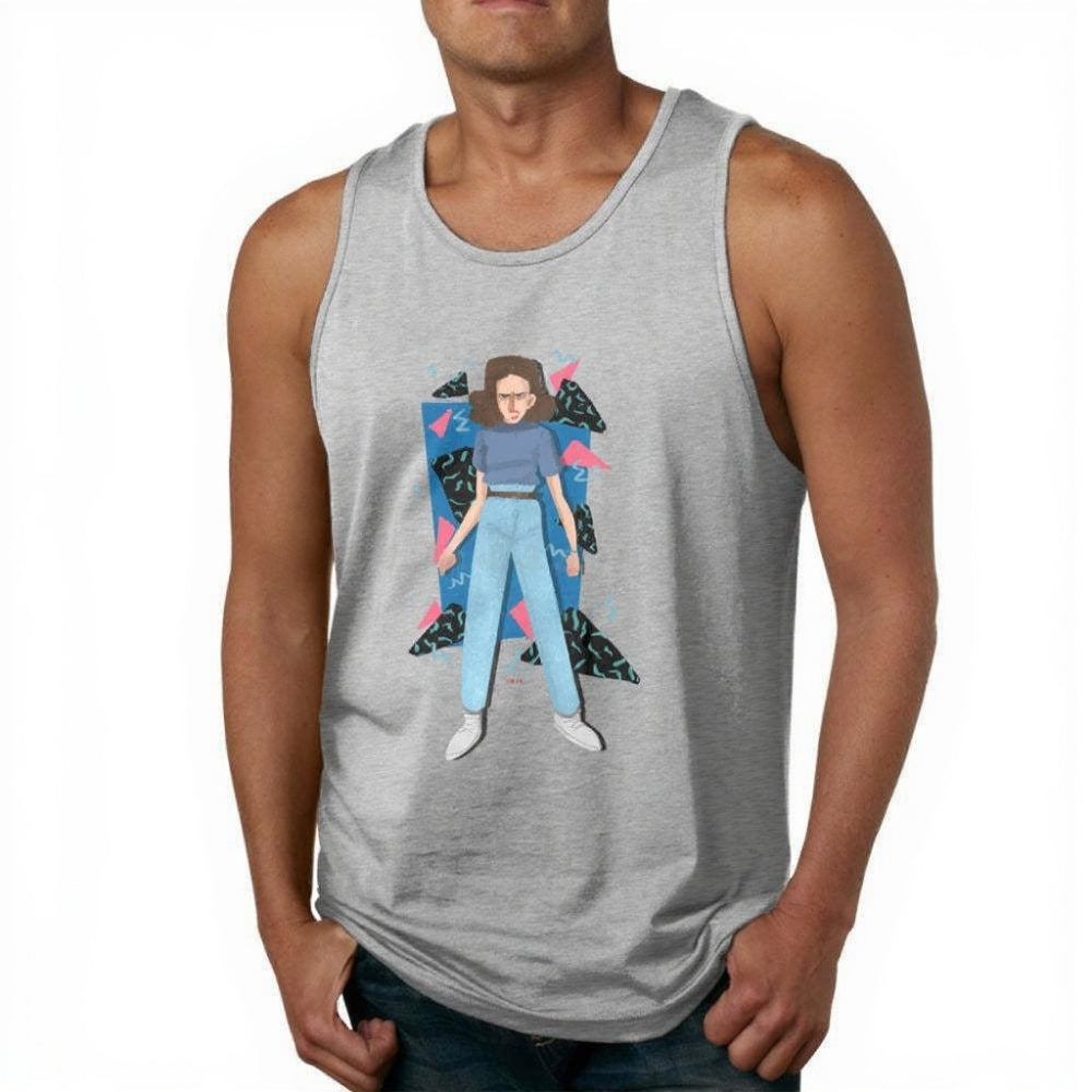 Débardeur Stranger Things portrait d'Onze – coloris Gris