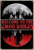 Tabliczka metalowa Stranger Things Welcome to the Upside Down