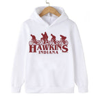 Bluza dziecięca Stranger Things Hawkins Indiana biały