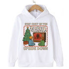 Bluza dziecięca Stranger Things Stay Cosy in the Upside Down biały