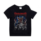 T-shirt dziecięcy czarny Stranger Things Demogorgon metal