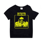 T-shirt dziecięcy czarny Stranger Things Dungeons i Demogorgony