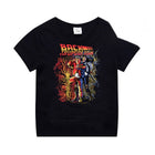 T-shirt dziecięcy czarny Stranger Things paczka z Hawkins