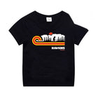 T-shirt dziecięcy czarny Stranger Things rowery z Hawkins