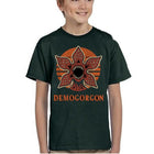 T-shirt dziecięcy zielony Stranger Things Demogorgon