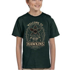 T-shirt dziecięcy zielony Stranger Things Welcome to Hawkins