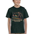 T-shirt dziecięcy zielony Stranger Things Welcome to the Upside Down
